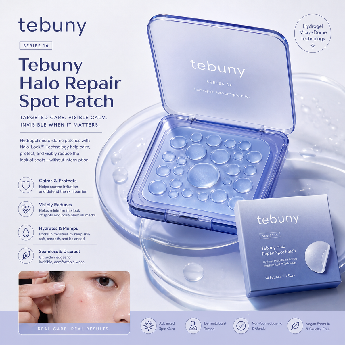 tebuny™ Halo Repair Clear Spot Patch Set